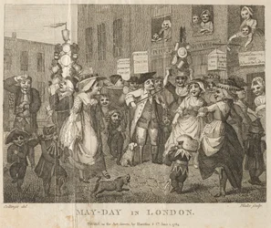 ロンドンのメイデイ、1784年。