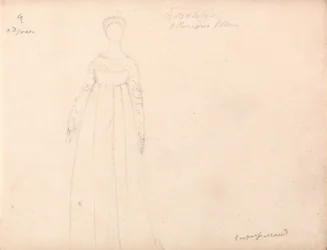 1819年のBlake-Varleyスケッチブックの27ページと28ページのシート