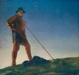 羊飼いは夜明けに銃を聞く、c1910、c1932