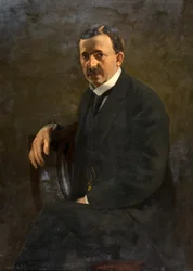 ジョージ・ローレンス博士、1913年頃（キャンバスに油彩）