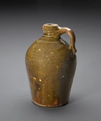 水差し 1870年～1872年頃（スリップグレーズドストーンウェア