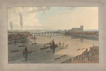 図版VI：ロンドン、ウェストミンスター橋と大修道院