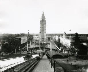 コニーアイランドドリームランド-シュートの上からの眺め、c.1910-21