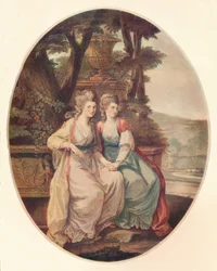 デボンシャー公爵夫人とダンキャノン夫人、1782年