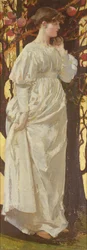 ヒアリング、1880年（油彩とキャンバス上の金の絵の具）