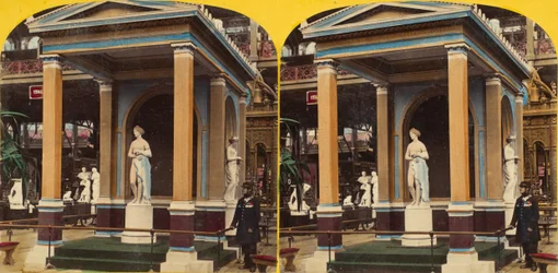 1862年の万国博覧会のステレオ写真86点、1862年。