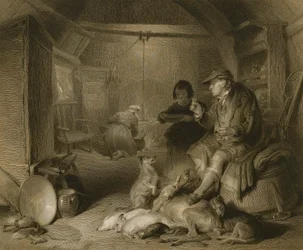 ハイランダーのコテージ内部