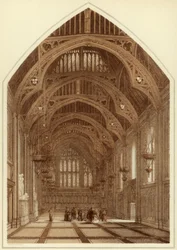 ギルドホールのインテリア、ロンドン市、1886