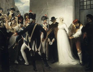 1793年10月16日、処刑へ連行されるマリー・アントワネット、1794年