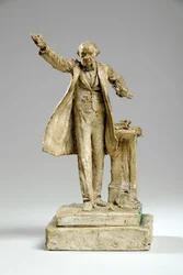ストランドのウィリアム・エワート・グラッドストン像のマケット、ロンドン、1905年頃（石膏）