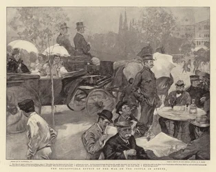 アテネの人々に対する戦争の残念な影響