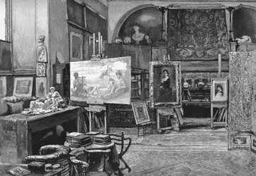 スタジオ、1896