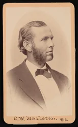 ジェリー・ホワイティング・ヘイズルトンの肖像、1829～1920年、1876年以前。
