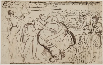 会議での口づけ、1818年