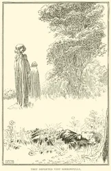 彼らはとても悲しそうに出発しました