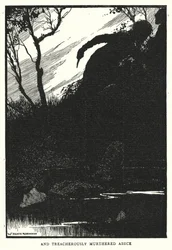 そして裏切りに裏切られたアベセ（リトグラフ）。