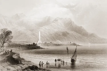 ジョージ・バーチュー著「アイルランドの風景と古代」（1860年代）（彫刻）