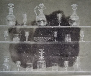 自然の鉛筆からのガラス製品、写真、1844