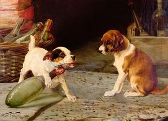 ボトルの栓を抜く、1887（ペアの1つ）