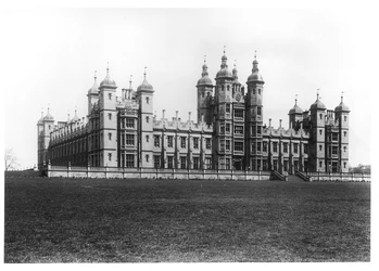 ドナルドソンズ病院、1833-51建設（bw写真）