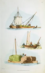 1814年の伝統的なノーフォークボート