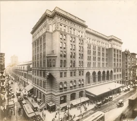 1912年12日のマーケットストリート（写真プリント）