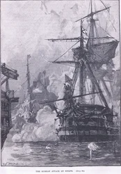 シノペへのロシアの攻撃1853 AD