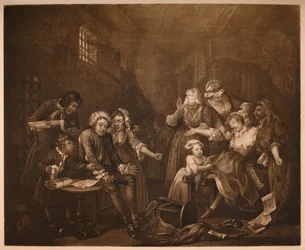 A Rakes Progress-7：Fleet Prison、1733。