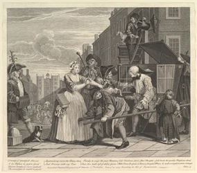 レーキ進行、プレート4、1735年6月25日。