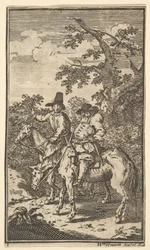 Hudibras Sallying Forthサミュエルバトラーズのための17の小さなイラストHudibras、no ...、1721-26。