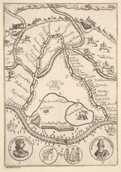 Park of of the Artillary Aubry de La Mottrayesはヨーロッパ、アジア、その他の国々を旅します。1723-24。