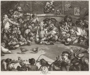 コックピット- Der Hahnenkampfplatz。 1759