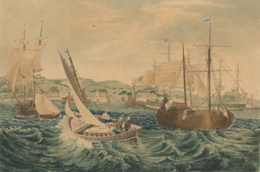 検疫、スタテン島、1833年。