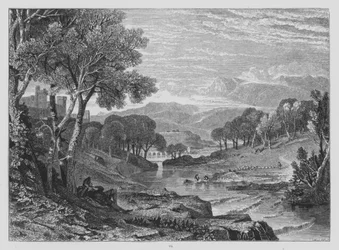 ジョン・ミルトン『LAllegro』(エングレーヴィング)