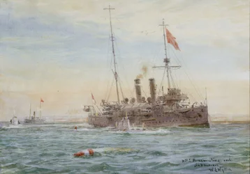 HMSボナベンチャーと潜水艦」 RMG PW2083