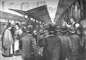 オールドクロージングマーケット、ハウンズディッチ、1891年