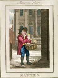 マッチ、Mansion House、「Cries of London」、パブ。リチャード・フィリップス（1778-1851）1804