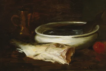 魚と静物、c.1904-1909（キャンバスに油彩）