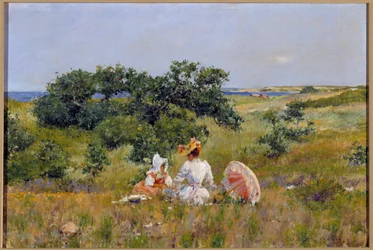 Le tale de fees ウィリアム・メリット・チェイス（1849-1916）による絵画（ec.amer.） 1892年 個人蔵