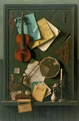 古い戸棚の扉、1889