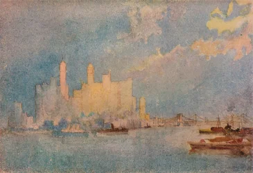 ニューヨーク・フロム・ザ・サウンド、c1913