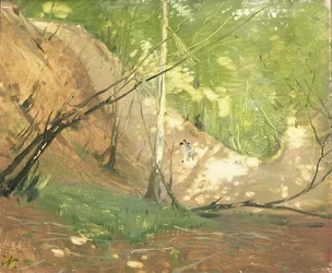 A Glade Near Midhurst (キャンバスに油彩)