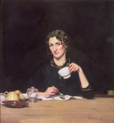 朝食の女性または Le Dejeuner de Marie