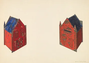 トイバンク。Waste Not - Want Not」（1938年頃）。