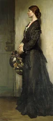 黒衣の婦人、1901年