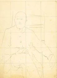 椅子に座る老人