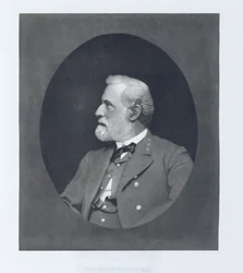 ロバートE.リー、c。 1868年（メゾチント）