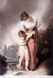「小川を渡る」、c1803