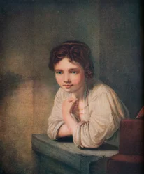 「レンブラントの農民の少女」、1814