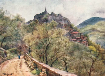 アプリケール、西から（カラーリトグラフ）